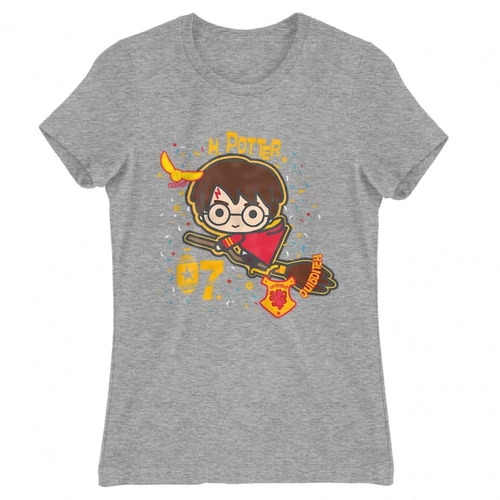 Sportszürke Harry Potter női rövid ujjú póló - H. Potter 07