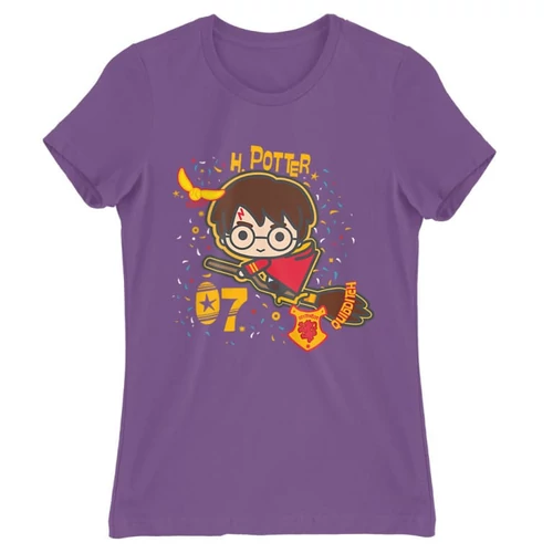Világoslila Harry Potter női rövid ujjú póló - H. Potter 07