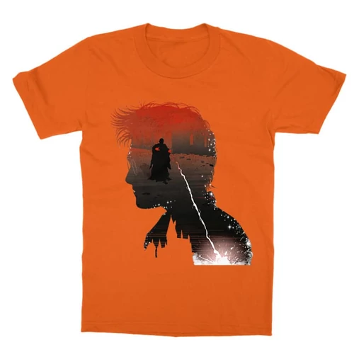 Narancs Harry Potter gyerek rövid ujjú póló - Harry silhouette