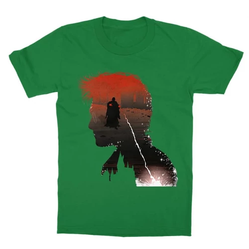 Zöld Harry Potter gyerek rövid ujjú póló - Harry silhouette