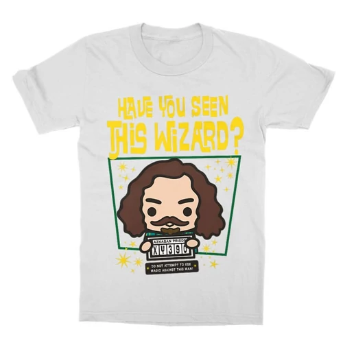 Fehér Harry Potter gyerek rövid ujjú póló - Have you seen this wizard?