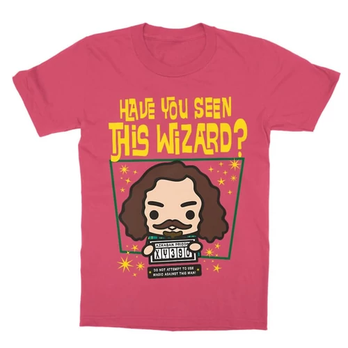 Pink  Harry Potter gyerek rövid ujjú póló - Have you seen this wizard?