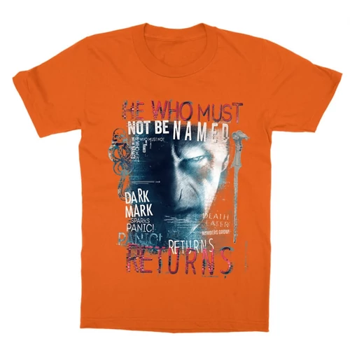 Narancs Harry Potter gyerek rövid ujjú póló - He returns