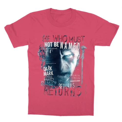 Pink Harry Potter gyerek rövid ujjú póló - He returns