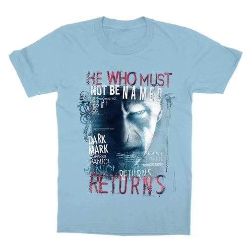 Világoskék Harry Potter gyerek rövid ujjú póló - He returns