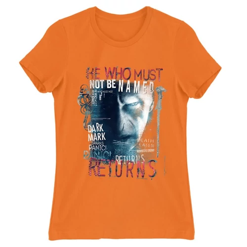 Narancs Harry Potter női rövid ujjú póló - He returns