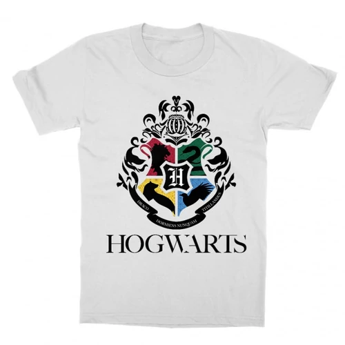 Fehér Harry Potter gyerek rövid ujjú póló - Hogwarts Alumni