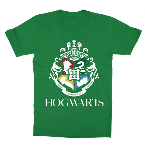 Zöld Harry Potter gyerek rövid ujjú póló - Hogwarts Alumni