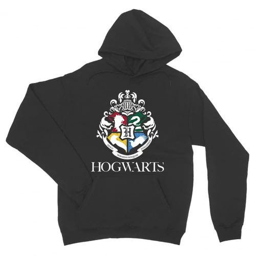 Sötétszükre Harry Potter unisex kapucnis pulóver - Hogwarts Alumni