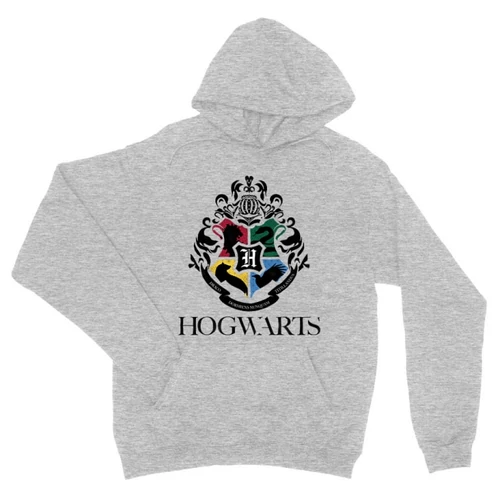Sportszürke Harry Potter unisex kapucnis pulóver - Hogwarts Alumni