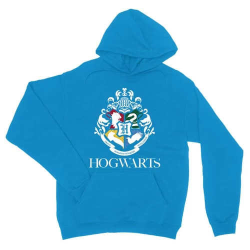 Zafírkék Harry Potter unisex kapucnis pulóver - Hogwarts Alumni