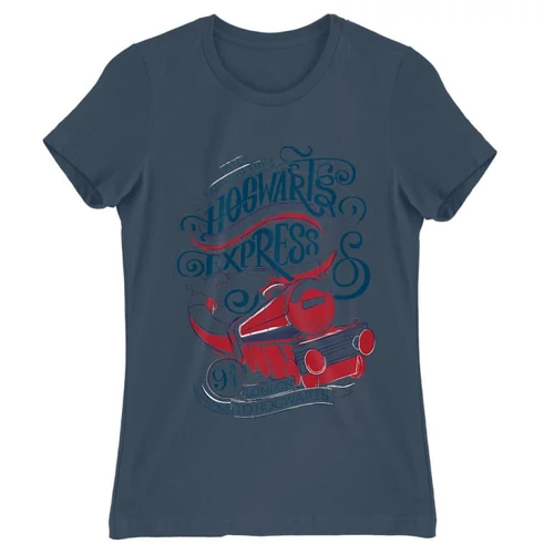 Denim Harry Potter női rövid ujjú póló - Hogwarts Express