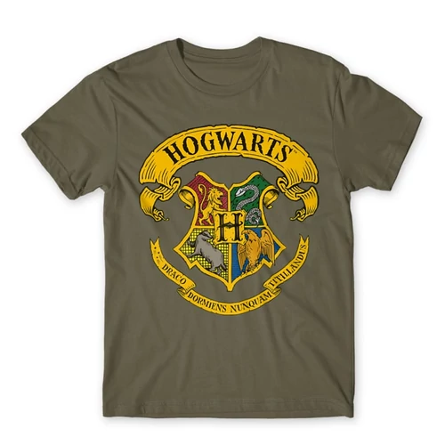 Cink Harry Potter férfi rövid ujjú póló - Hogwarts color