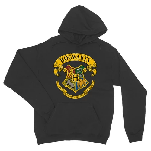 Sötétszükre Harry Potter unisex kapucnis pulóver - Hogwarts Color 