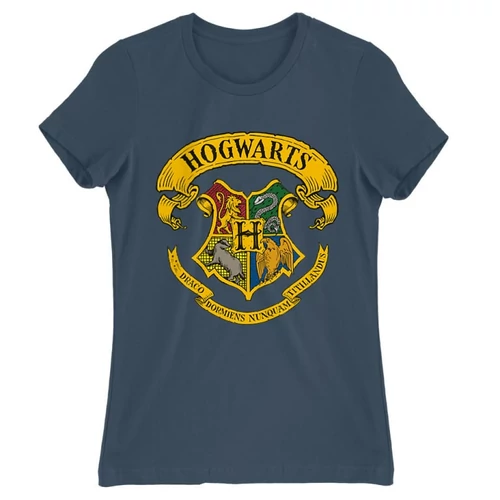 Denim Harry Potter női rövid ujjú póló - Hogwarts color