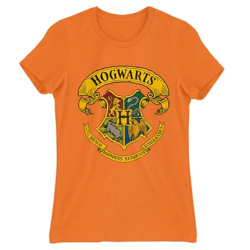 Narancs Harry Potter női rövid ujjú póló - Hogwarts color