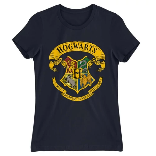 Sötétkék Harry Potter női rövid ujjú póló - Hogwarts color