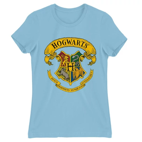 Világoskék Harry Potter női rövid ujjú póló - Hogwarts color