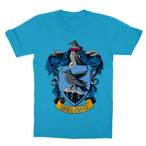 Atollkék Harry Potter gyerek rövid ujjú póló - Hollóhát Logo