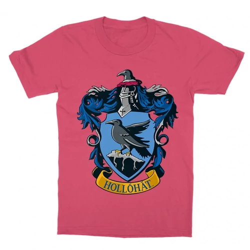 Pink Harry Potter gyerek rövid ujjú póló - Hollóhát Logo