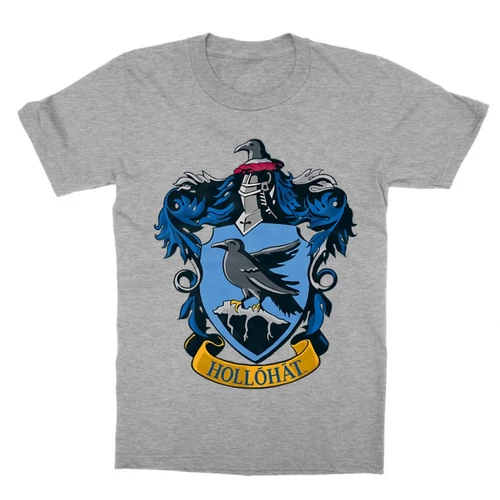 Sportszürke Harry Potter gyerek rövid ujjú póló - Hollóhát Logo
