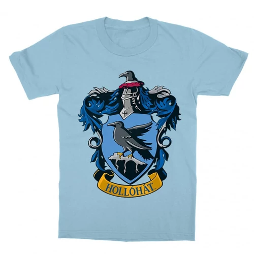 Világoskék Harry Potter gyerek rövid ujjú póló - Hollóhát Logo