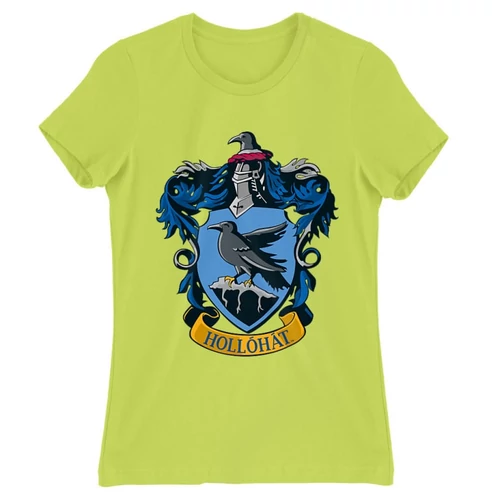 Almazöld Harry Potter női rövid ujjú póló - Hollóhát Logo