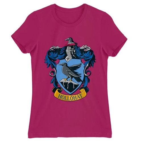 Pink Harry Potter női rövid ujjú póló - Hollóhát Logo