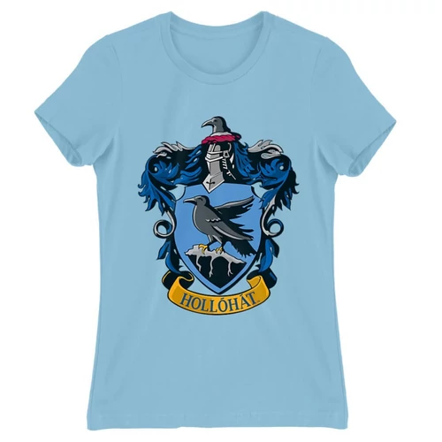 Világoskék Harry Potter női rövid ujjú póló - Hollóhát Logo