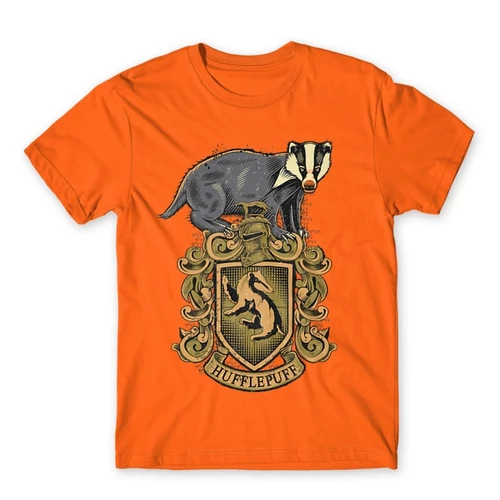 Narancs Harry Potter férfi rövid ujjú póló - Hufflepuff