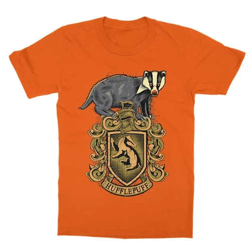 Narancs Harry Potter gyerek rövid ujjú póló - Hufflepuff