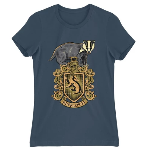 Denim Harry Potter női rövid ujjú póló - Hufflepuff