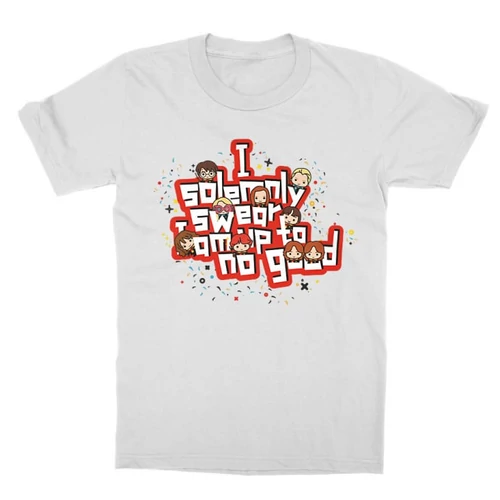 Fehér Harry Potter gyerek rövid ujjú póló - I solemny swear