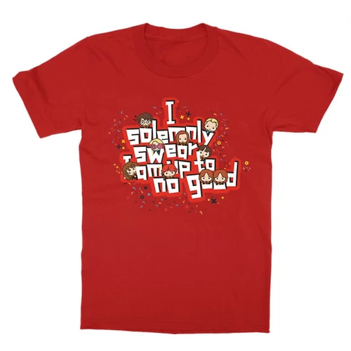 Piros Harry Potter gyerek rövid ujjú póló - I solemny swear