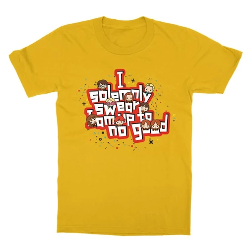 Sárga Harry Potter gyerek rövid ujjú póló - I solemny swear