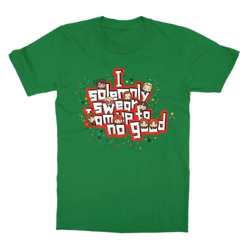 Zöld Harry Potter gyerek rövid ujjú póló - I solemny swear