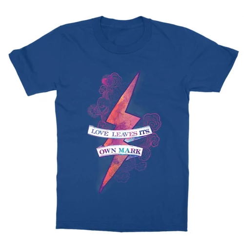 Királykék Harry Potter gyerek rövid ujjú póló - Love Mark