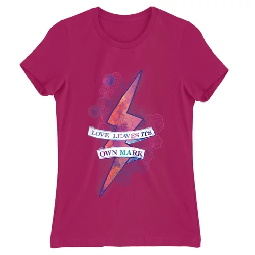 Pink Harry Potter női rövid ujjú póló - Love Mark