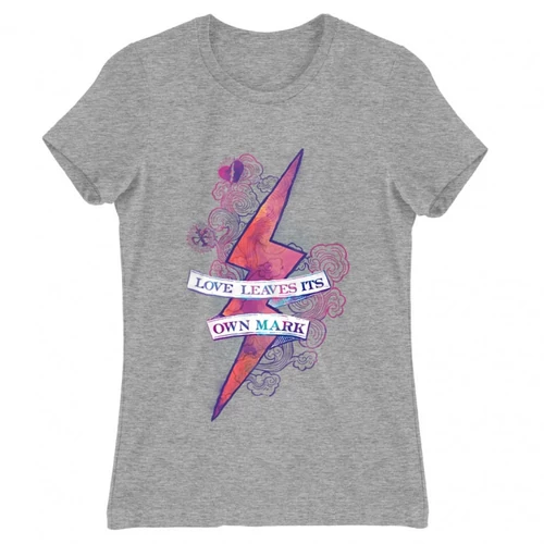 Sportszürke Harry Potter női rövid ujjú póló - Love Mark