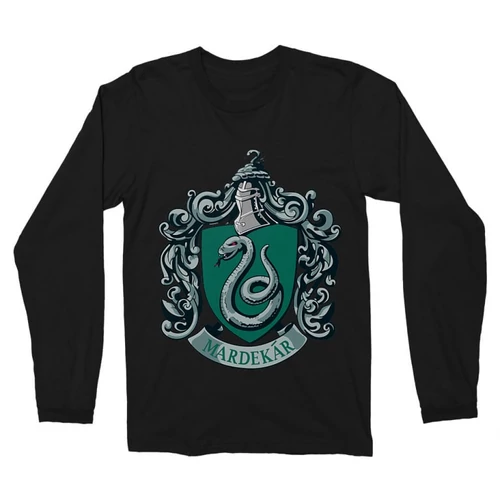 Fekete Harry Potter férfi hosszú ujjú póló - Mardekar Logo