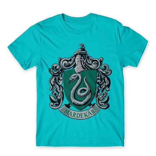 Atollkék Harry Potter férfi rövid ujjú póló - Mardekar Logo
