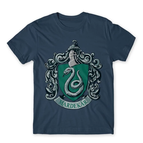 Denim Harry Potter férfi rövid ujjú póló - Mardekar Logo
