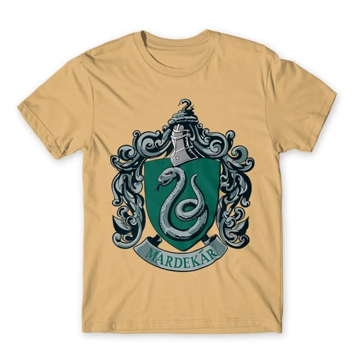 Homok Harry Potter férfi rövid ujjú póló - Mardekar Logo