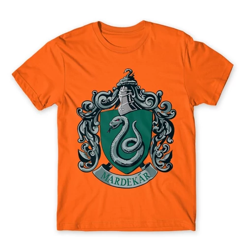 Narancs Harry Potter férfi rövid ujjú póló - Mardekar Logo