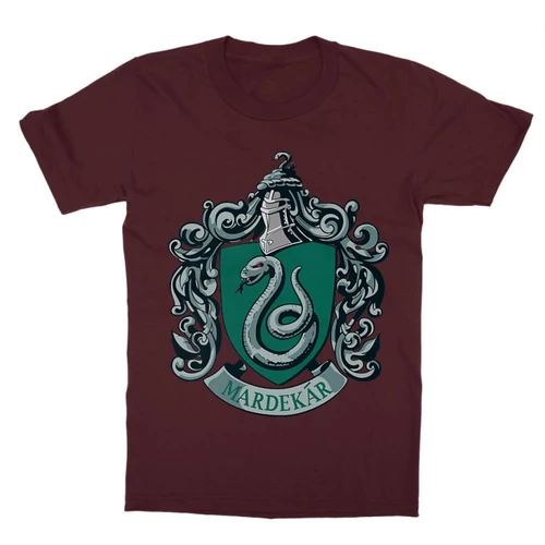 Bordó Harry Potter gyerek rövid ujjú póló - Mardekar Logo