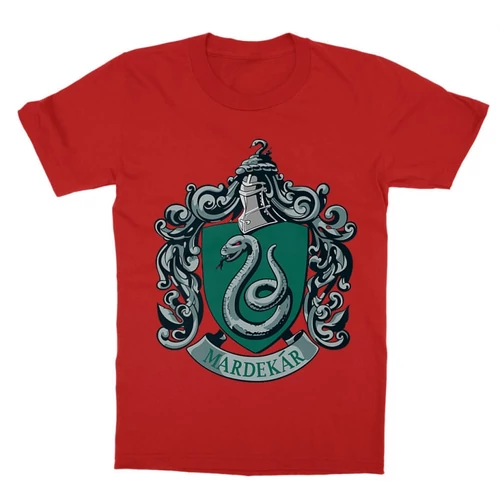 Piros Harry Potter gyerek rövid ujjú póló - Mardekar Logo