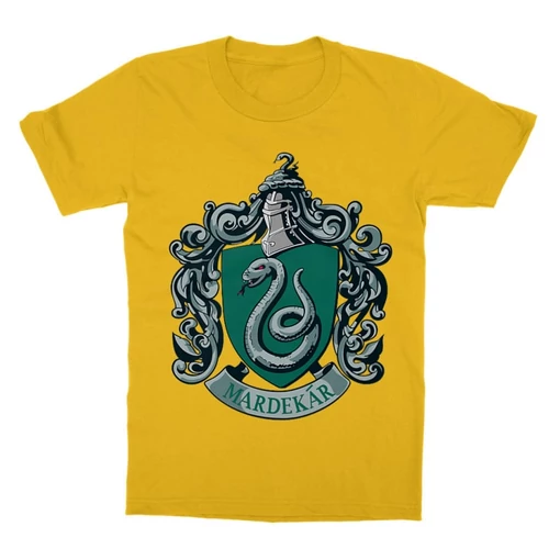 Sárga Harry Potter gyerek rövid ujjú póló - Mardekar Logo