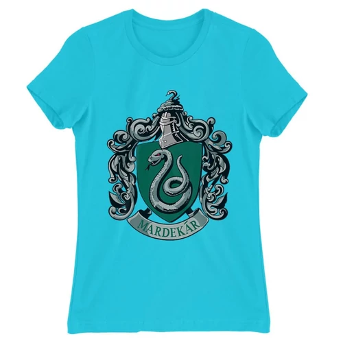 Atollkék Harry Potter női rövid ujjú póló - Mardekar Logo