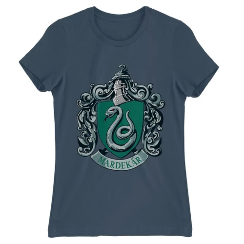 Denim Harry Potter női rövid ujjú póló - Mardekar Logo
