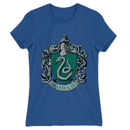Királykék Harry Potter női rövid ujjú póló - Mardekar Logo